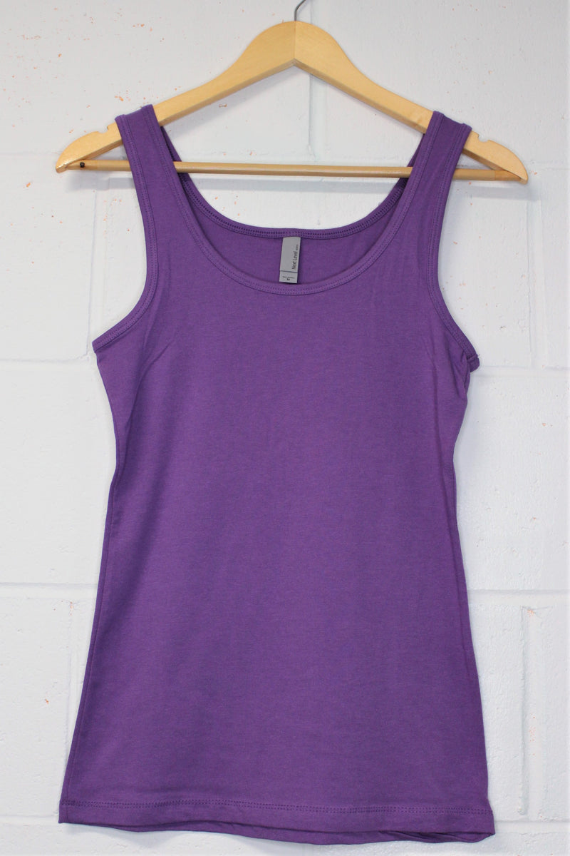 Women's Plus Scoop Neck Fitted Tank Top