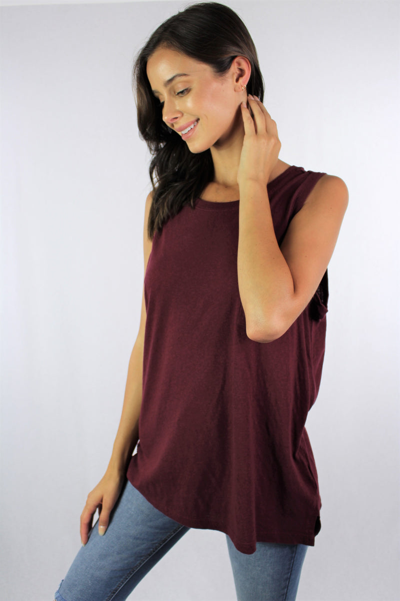Women's Tank Top with Front Pocket