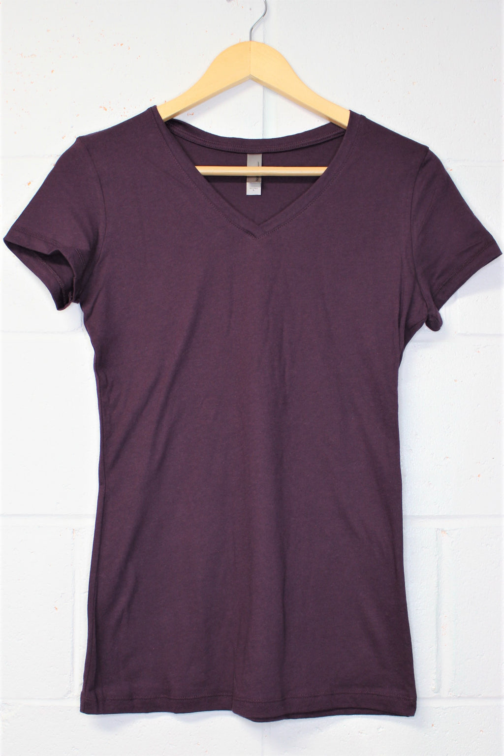 Women's Plus V-Neck Short Sleeve Shirt