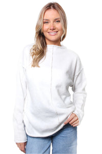 Women's Inverted Long Sleeves Knit Sweater