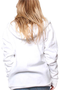 Women's Long Sleeves Double Pocket Zip Up Hoodie Jacket