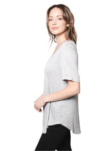 Women's Short Sleeve Scoop Neck Basic Top