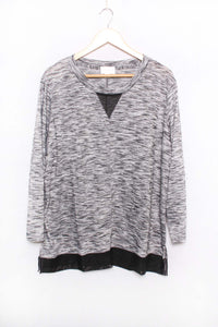 Women's Plus Long Sleeves Round Neck Top