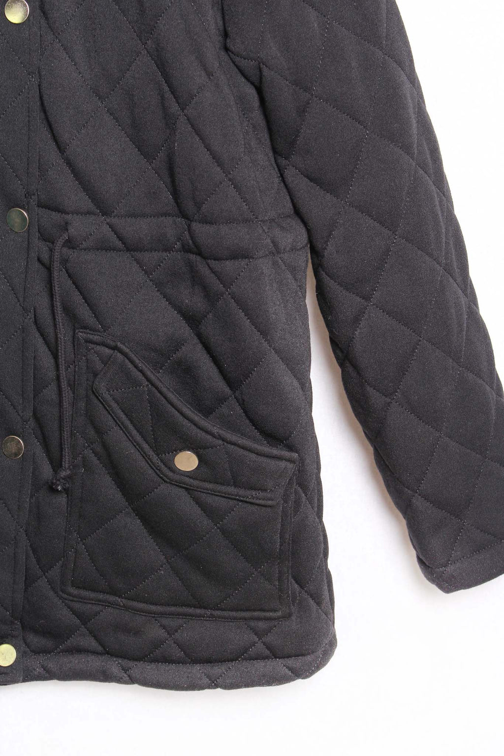 Women's Long Sleeves Zip Button Down Double Pocket Parka