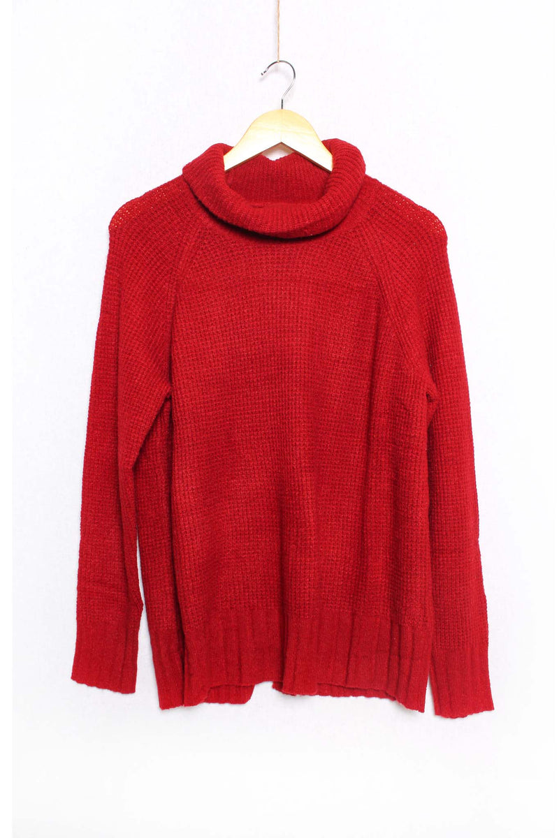 Women's High Neck Long Sleeves Knit Sweater