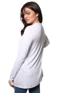 Women’s Long Sleeve Side Pocket Knitted Cardigan