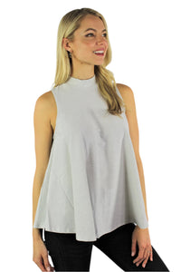 Women's Sleeveless Wide Hem Tank Top