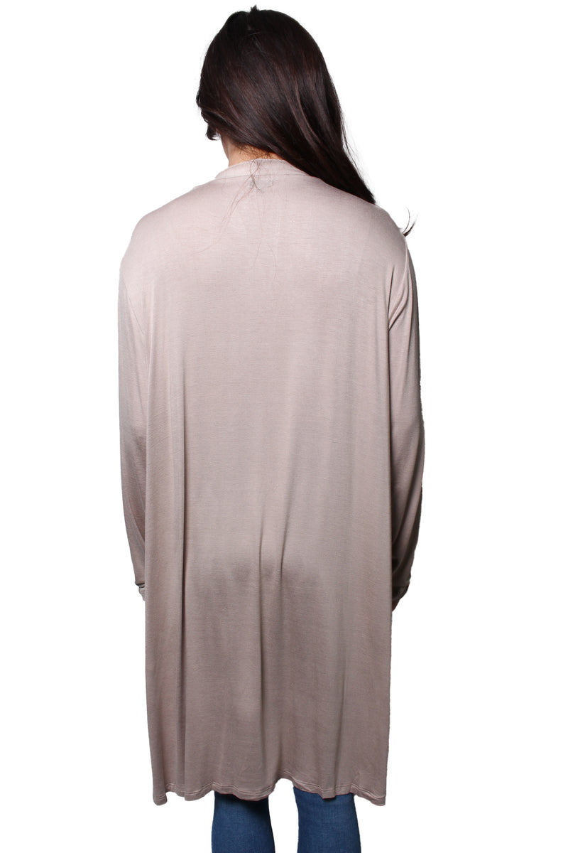 Women’s Long Sleeve No Pocket Knitted Cardigan