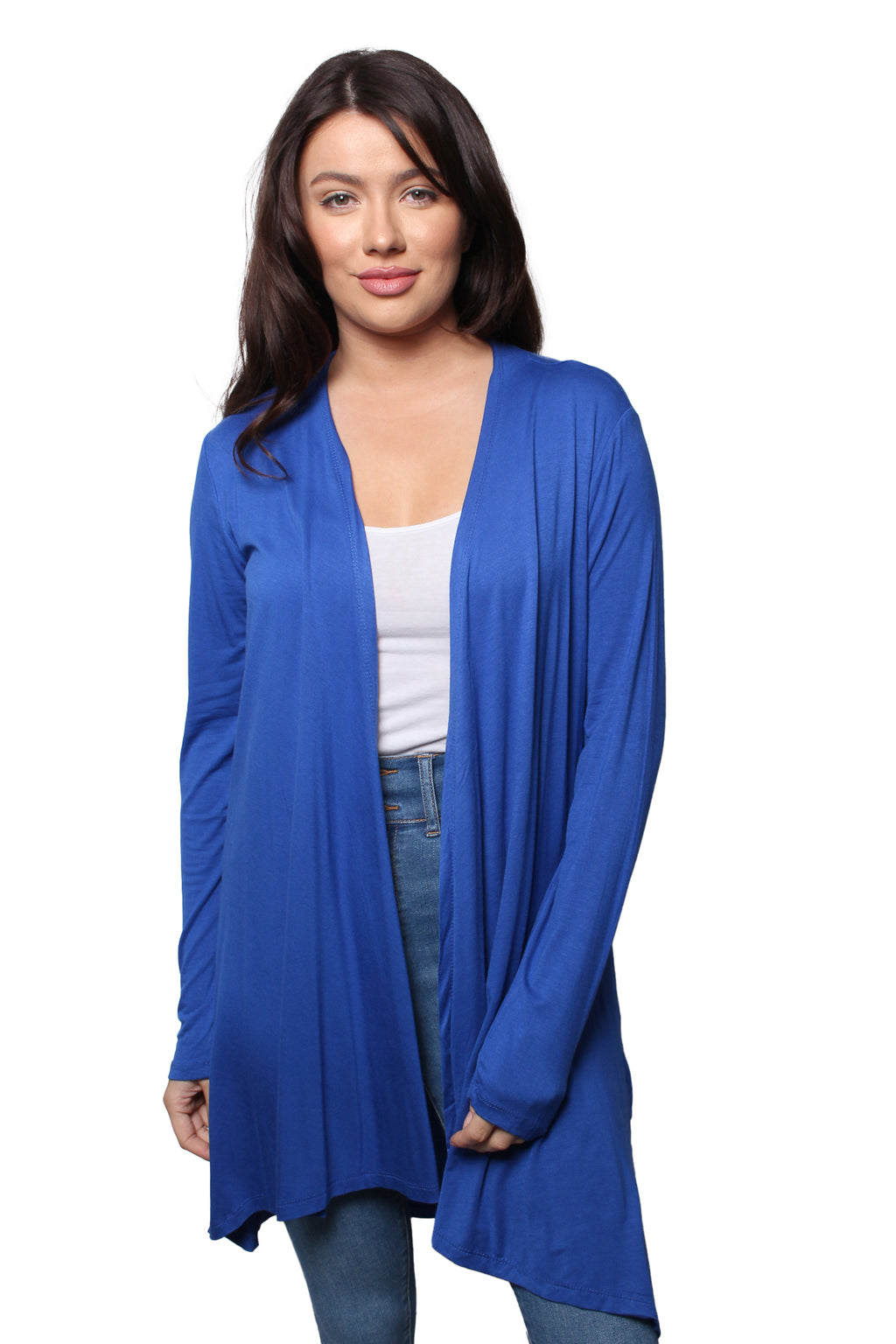Women’s Long Sleeve No Pocket Knitted Cardigan