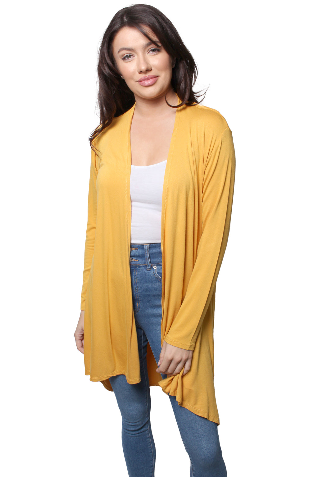 Women’s Long Sleeve No Pocket Knitted Cardigan