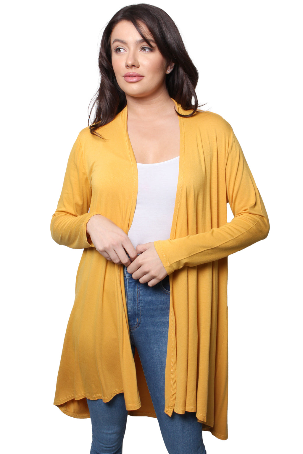 Women’s Long Sleeve No Pocket Knitted Cardigan