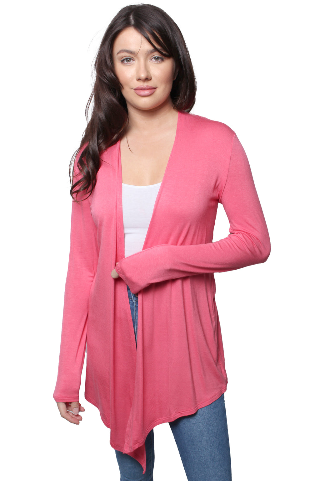 Women’s Long Sleeve Waterfall Knitted Cardigan