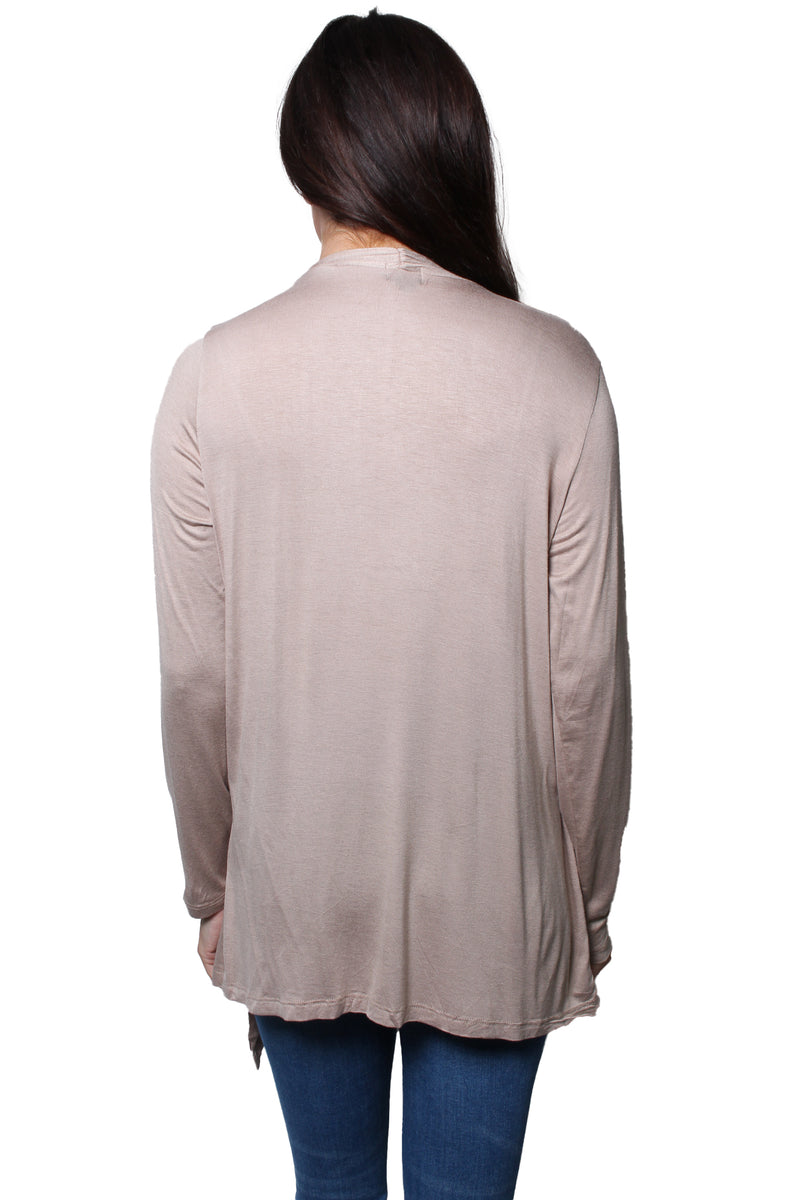 Women’s Long Sleeve Waterfall Knitted Cardigan
