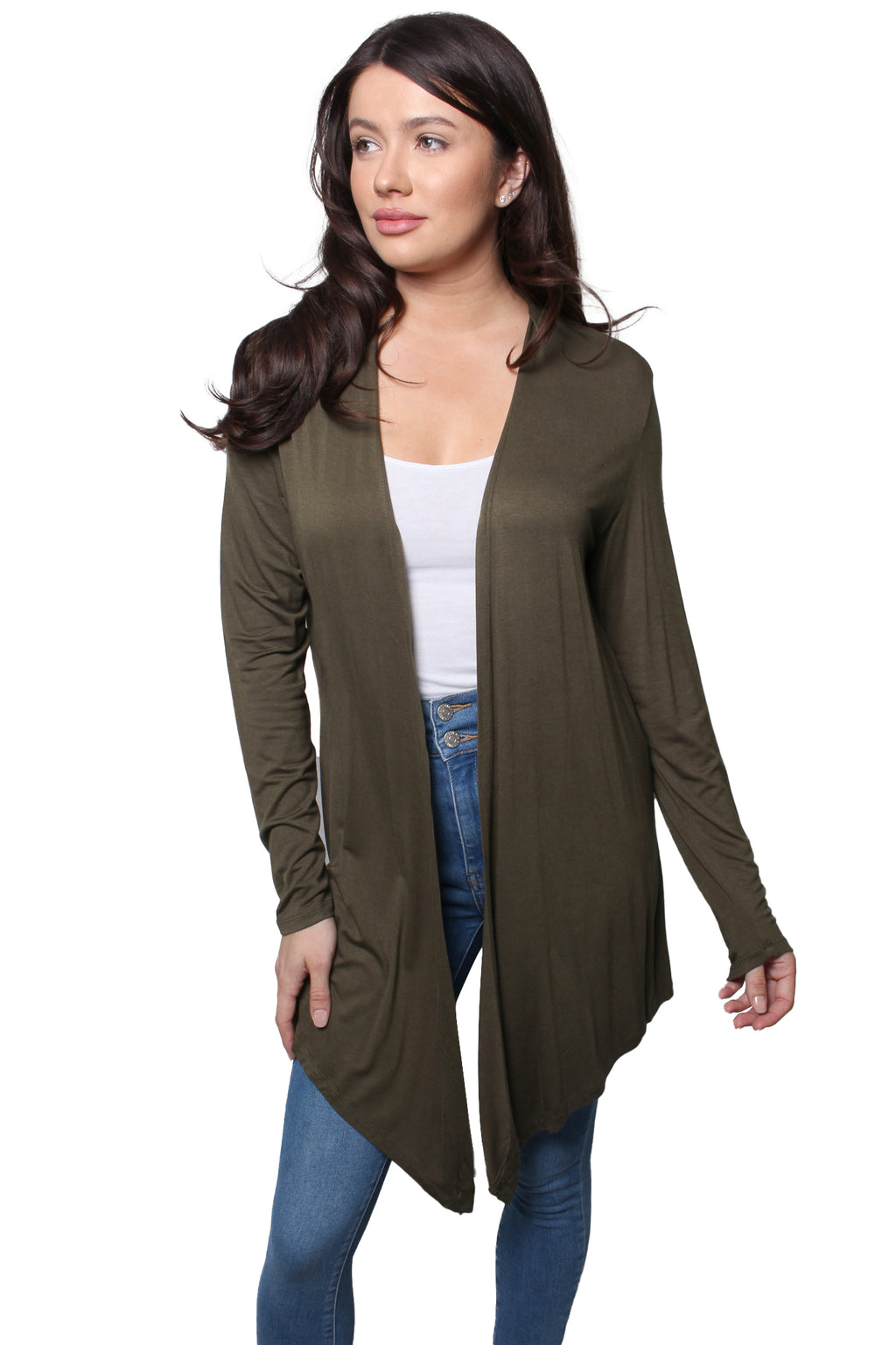 Women’s Long Sleeve Waterfall Knitted Cardigan