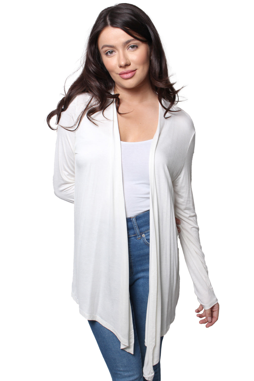 Women’s Long Sleeve Waterfall Knitted Cardigan