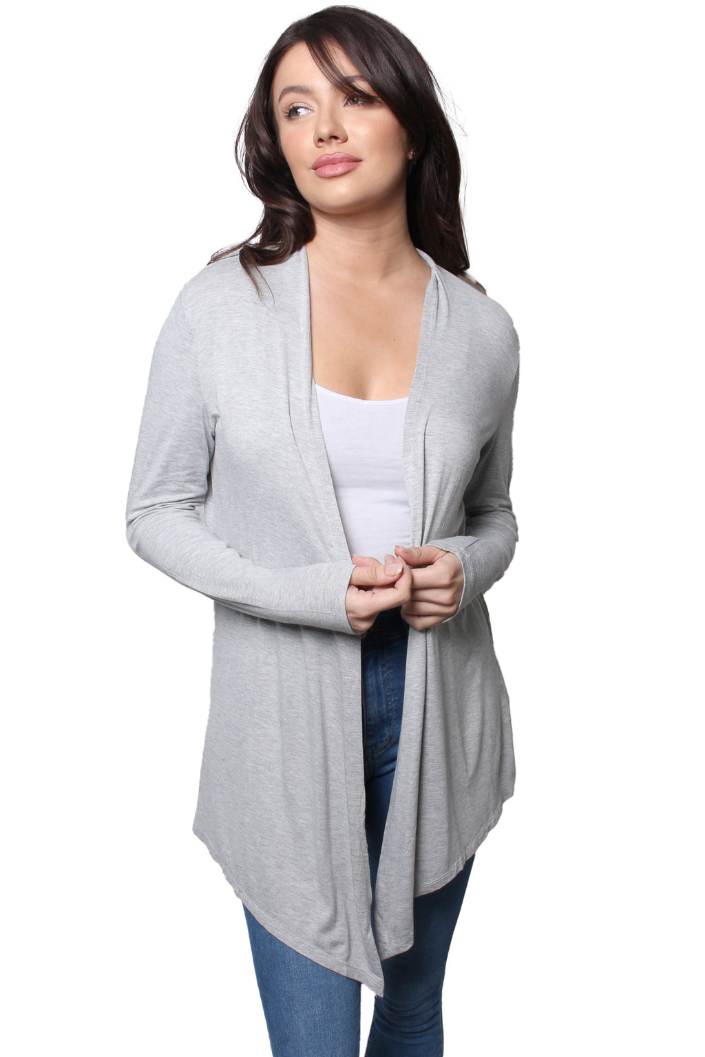 Women’s Long Sleeve Waterfall Knitted Cardigan