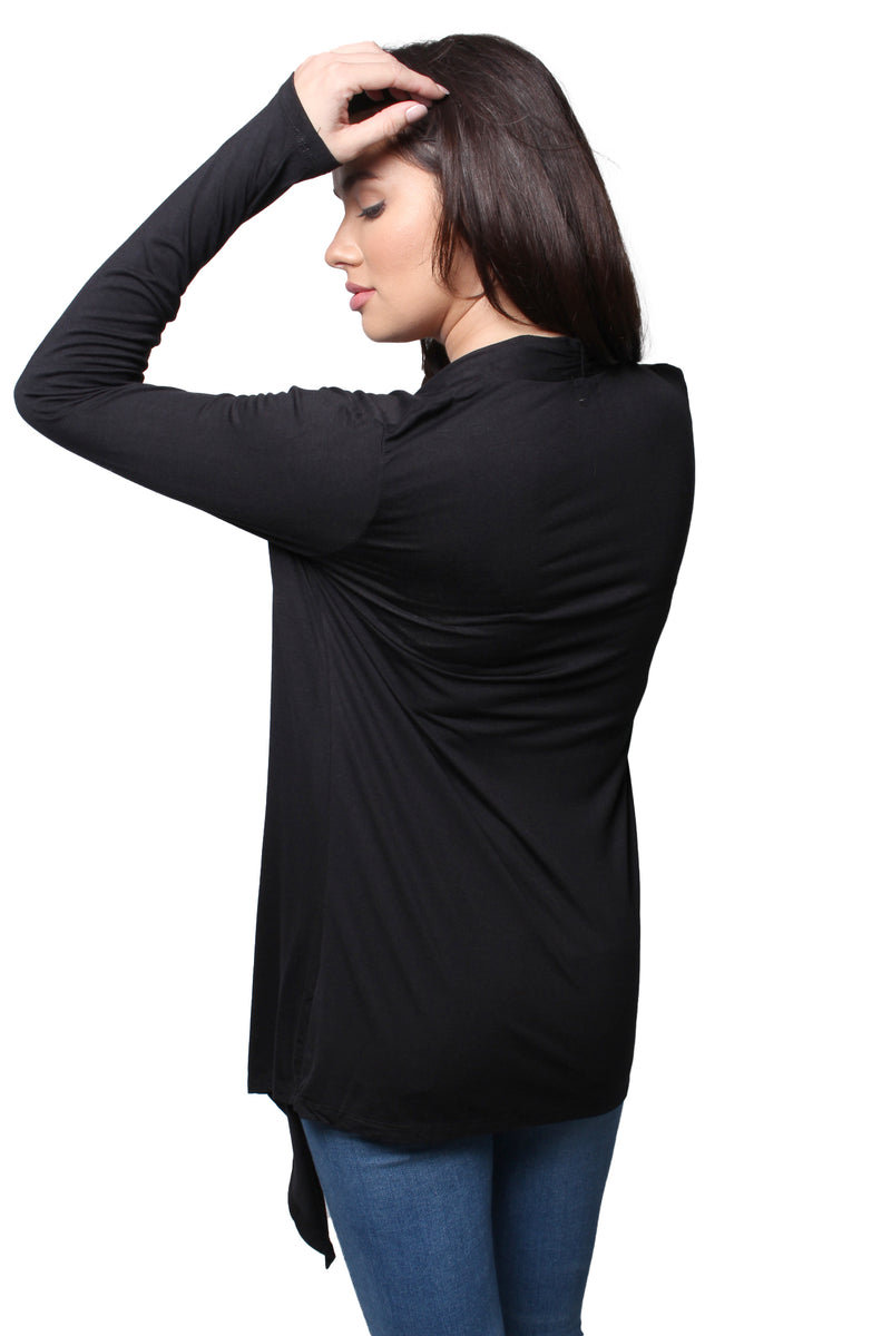 Women’s Long Sleeve Waterfall Knitted Cardigan