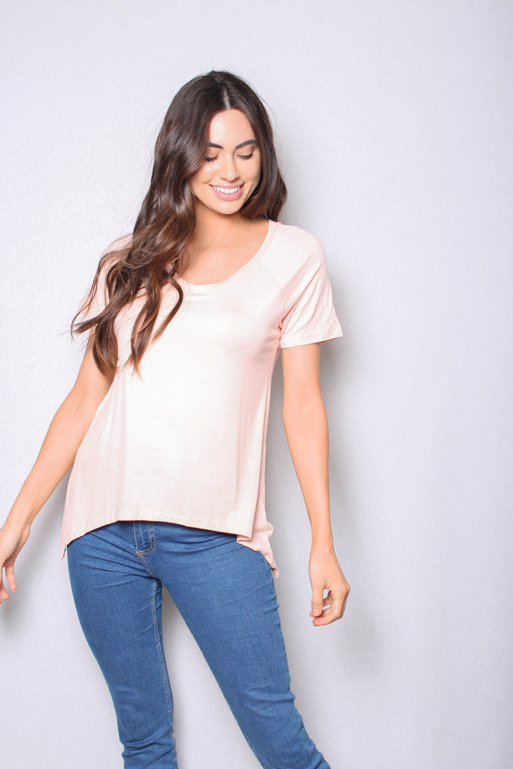 Women's Round Neck Short Sleeves Casual T-Shirt