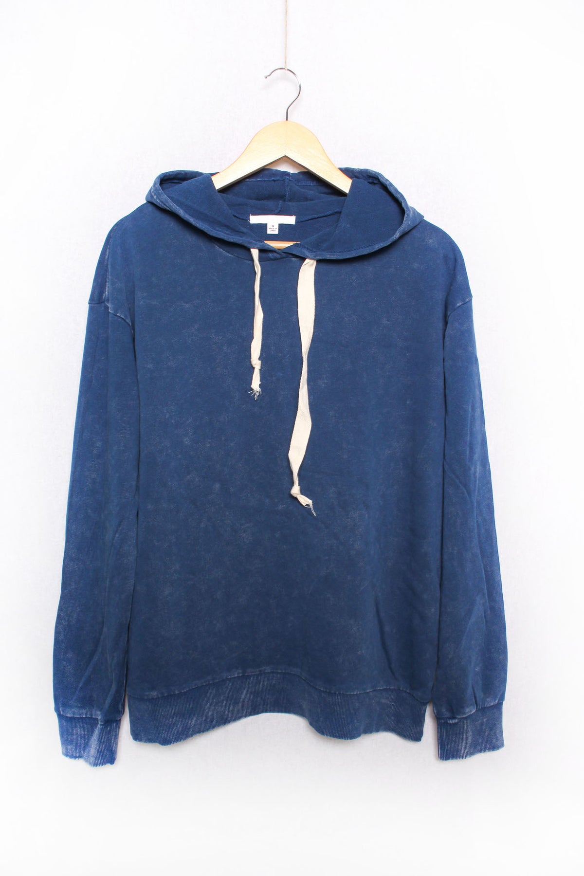 Women's Long Sleeves Drawstring Washed Hoodie