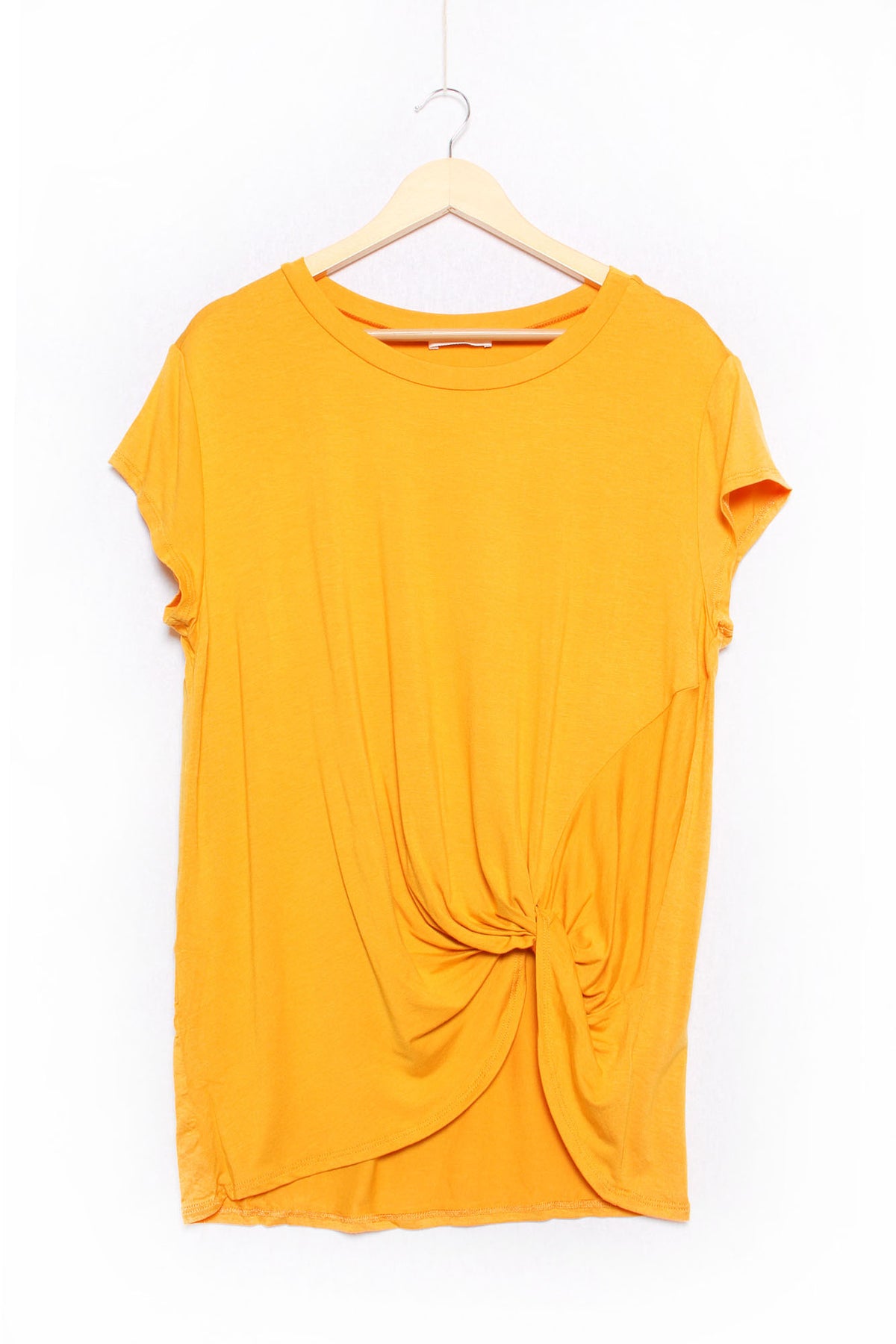 Women's Short Sleeve Round Neck Solid Top