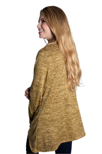 Women's Long Sleeve Cowl Neck Top