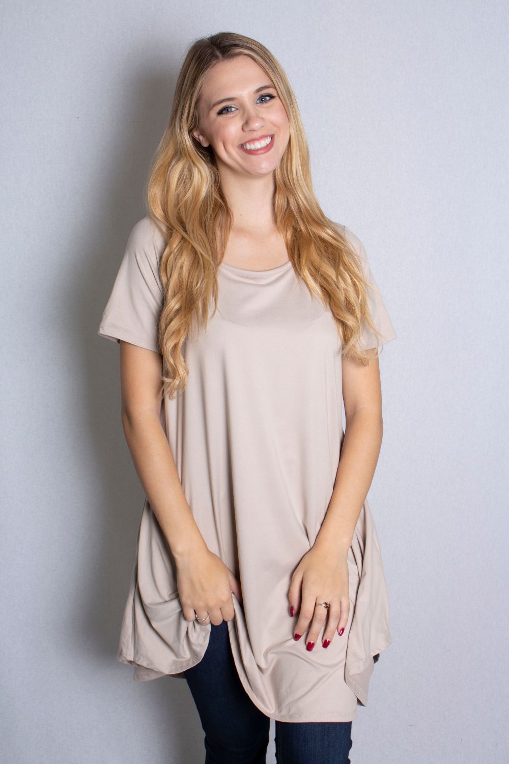 Women's Short Sleeve Pocket Dress
