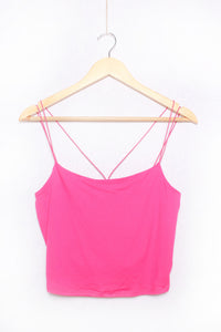 Women's Sleeveless Spaghetti Strap Solid Tank Top