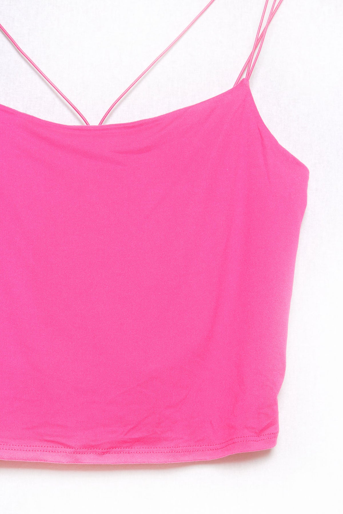 Women's Sleeveless Spaghetti Strap Solid Tank Top