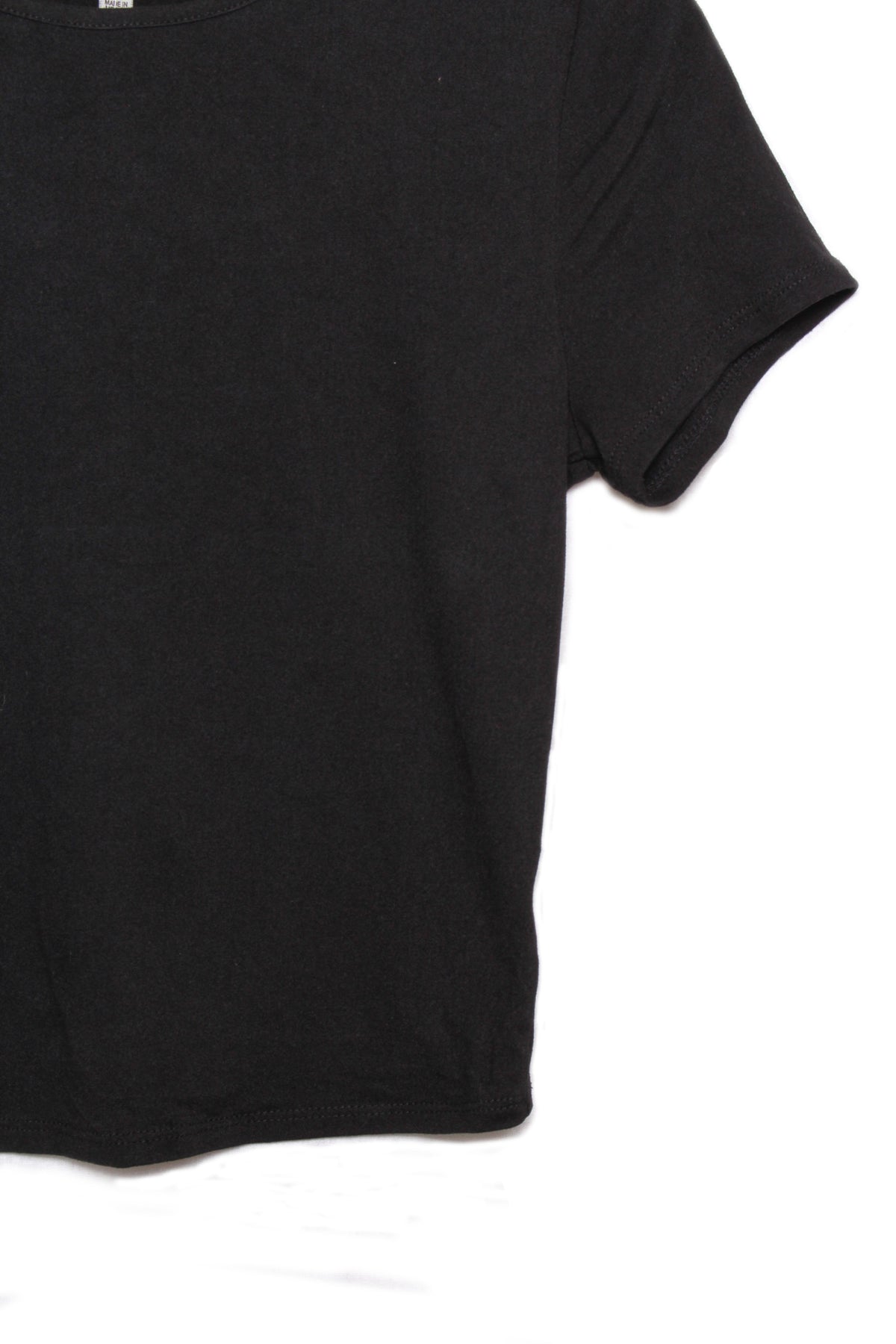 Women's Short Sleeve Round Neck Solid Top