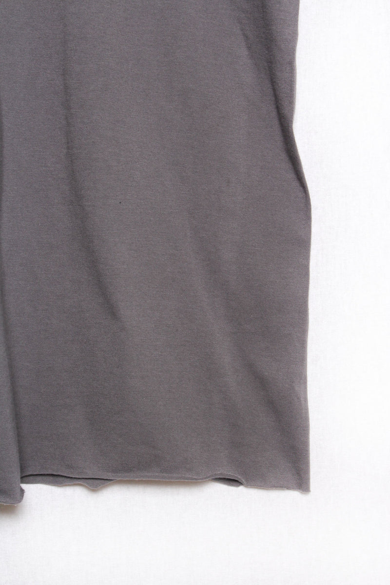 Men's Short Sleeve Reverse Stitch Raw Hem T-Shirt