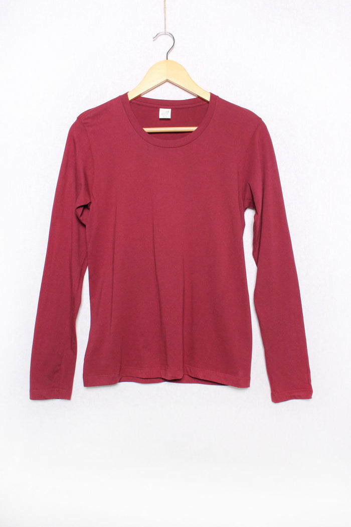 Women's Long Sleeve Basic Solid Top