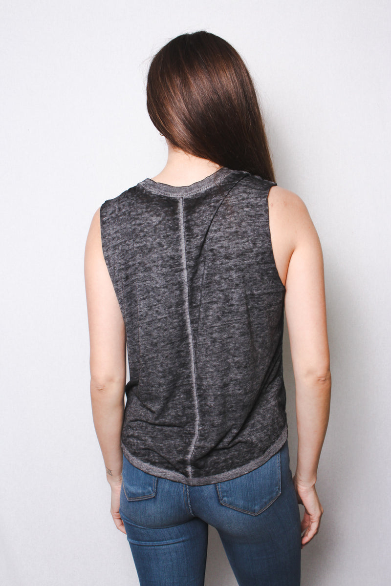 Women's Printed Sleeveless "Chill Out" T-Shirt