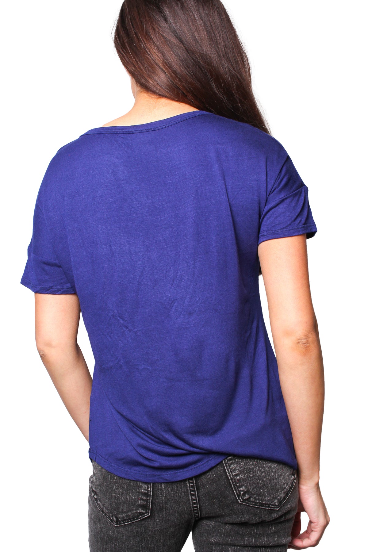 Women's Short Sleeve Round Neck Basic Top