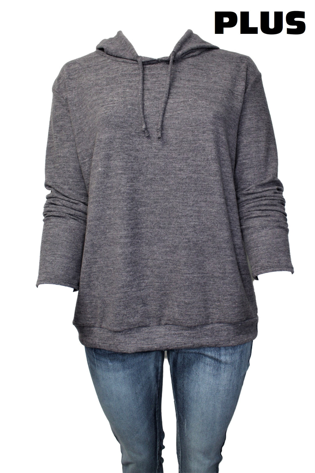 Women's Plus Size Long Sleeve Comfy Hoodie