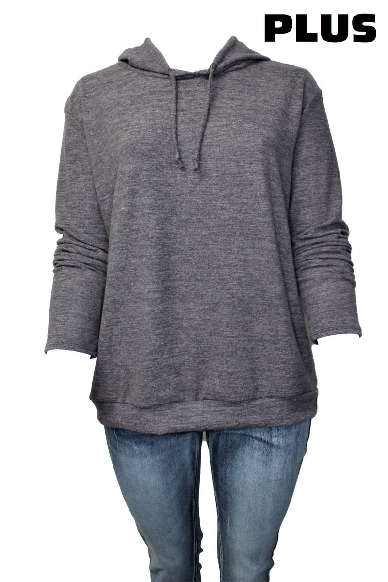 Women's Plus Size Long Sleeve Comfy Hoodie
