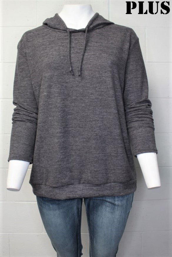 Women's Plus Size Long Sleeve Comfy Hoodie