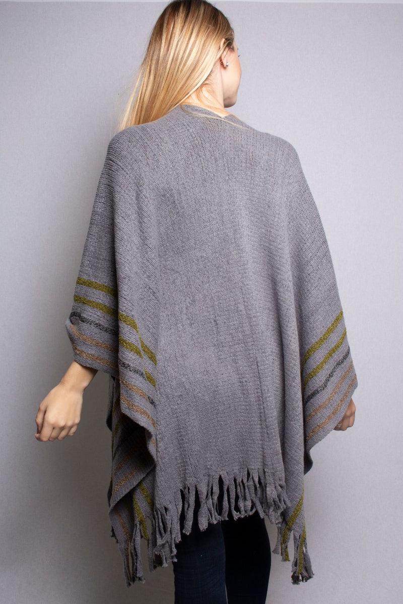 Women's Drape Poncho