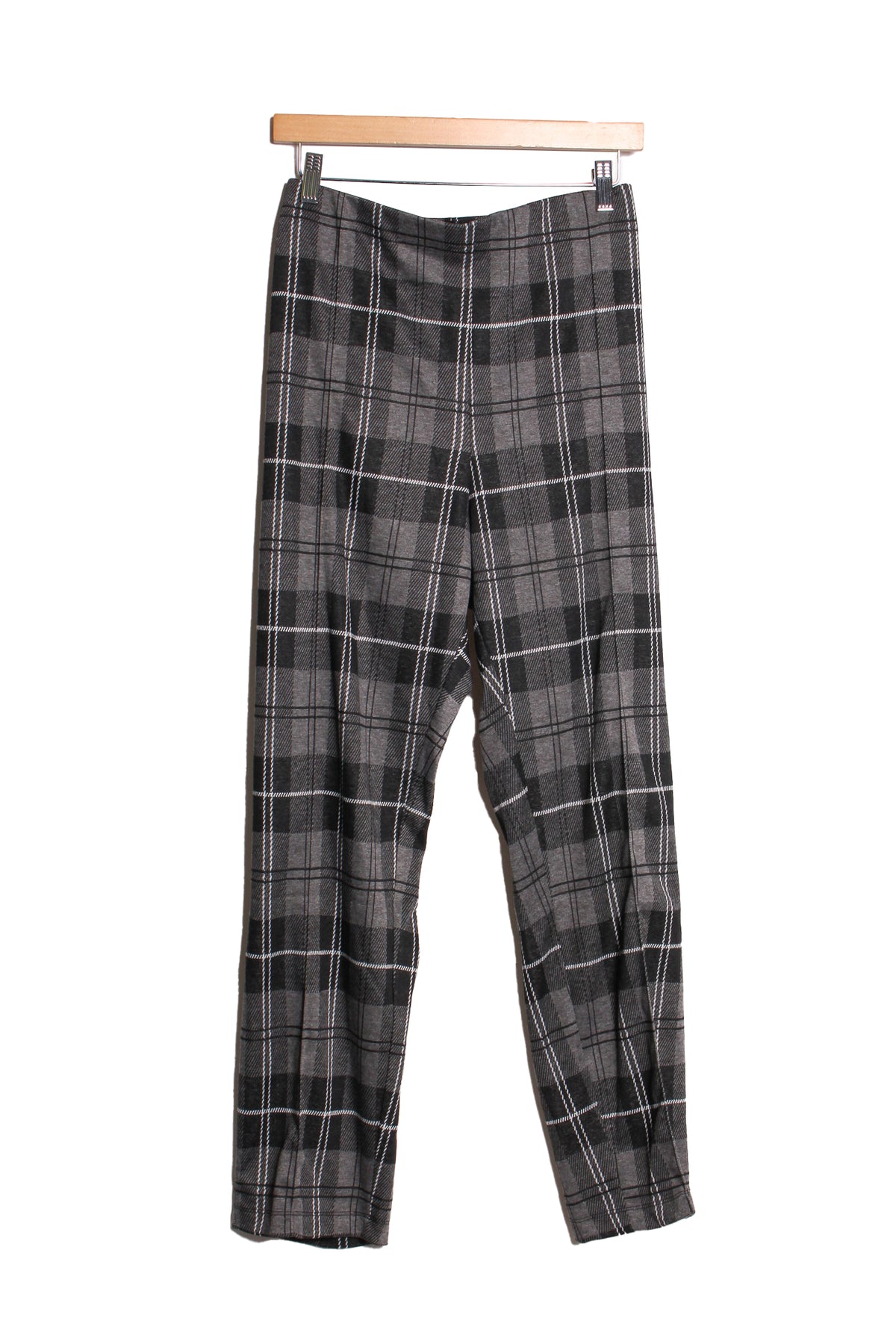 Women's Plus High Waisted Plaid Pants