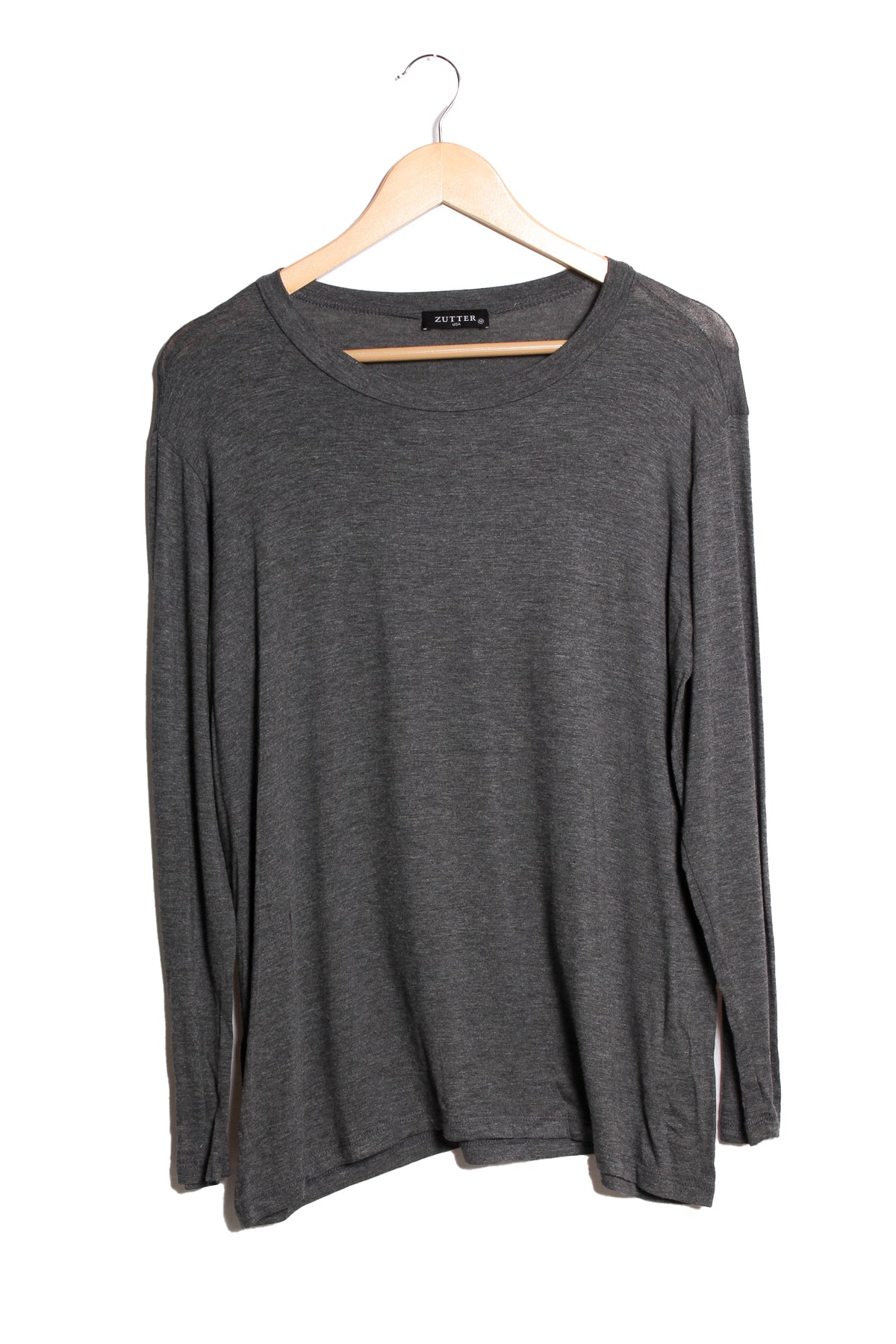 Women's Long Sleeve Round Neck Solid Sweater