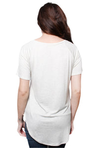 Women's Short Sleeves 'All American Mama' Flowy Tee