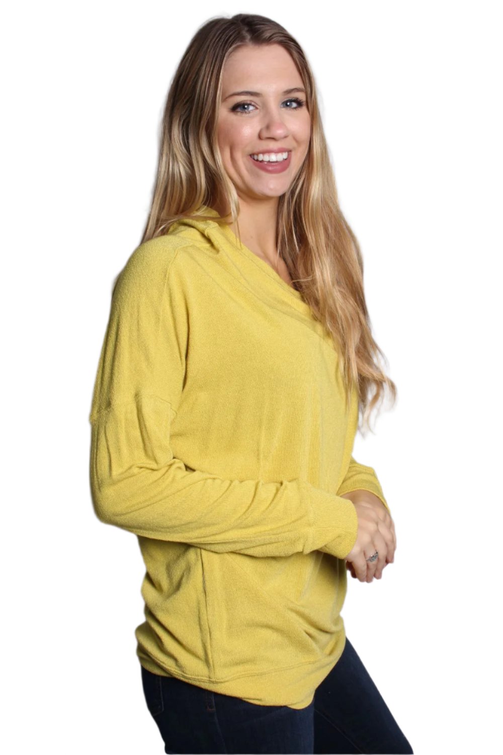 Women's Long Sleeve Loose Fit Solid Top