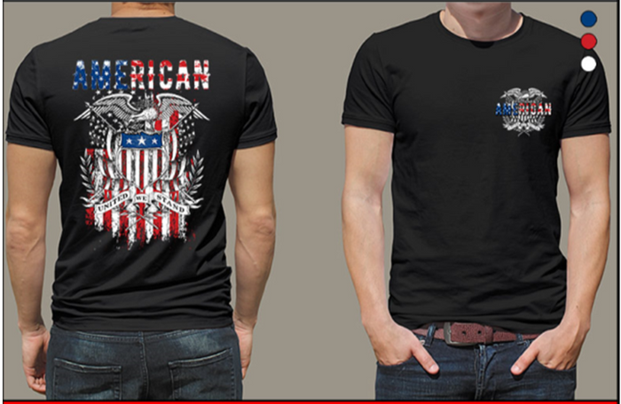 Men's Short Sleeve Americana T-Shirt
