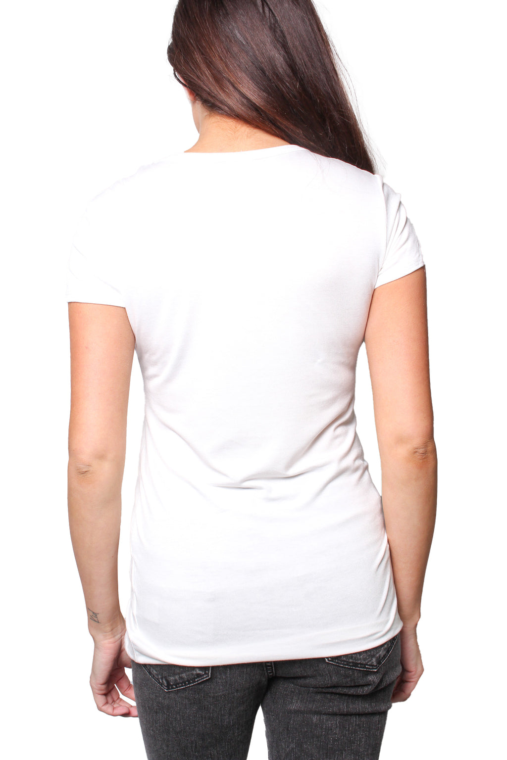 Women's Short Sleeve Round Neck Solid Top