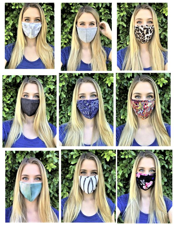 Assorted Comfortable Double Layer Printed Face Mask (20)