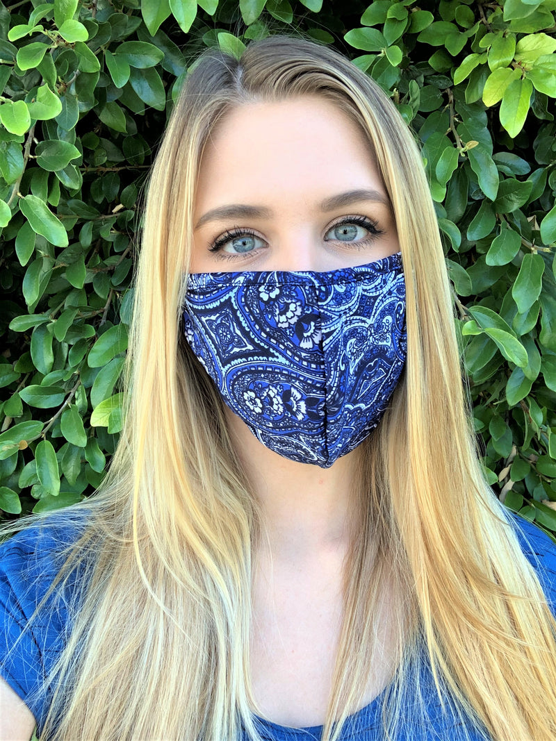 Bandana Print Comfortable Double Layer Face Mask