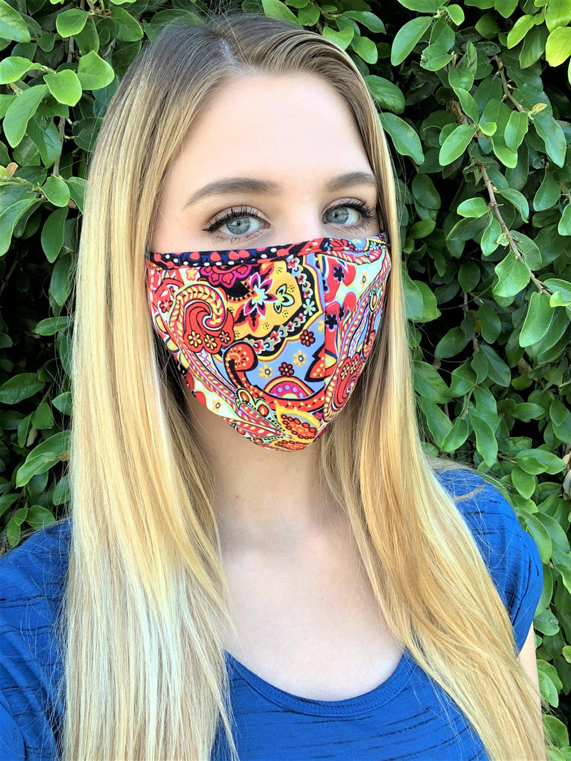 Assorted Comfortable Double Layer Printed Face Mask (10)