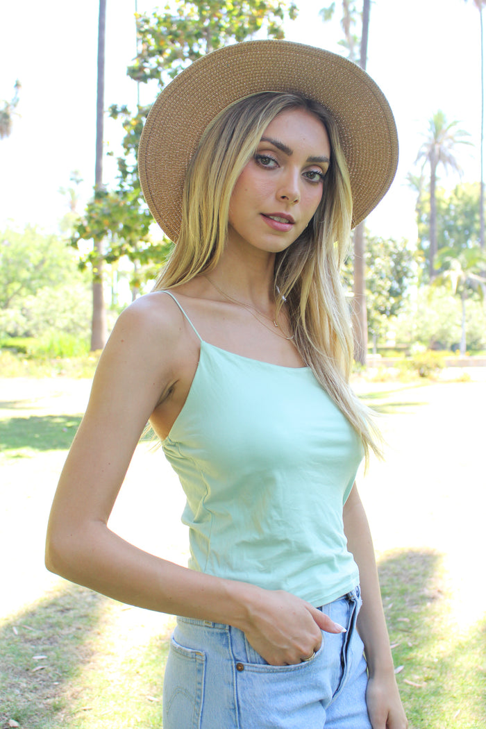 Women's Scoop Neck Basic Cami Top