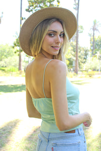 Women's Scoop Neck Basic Cami Top